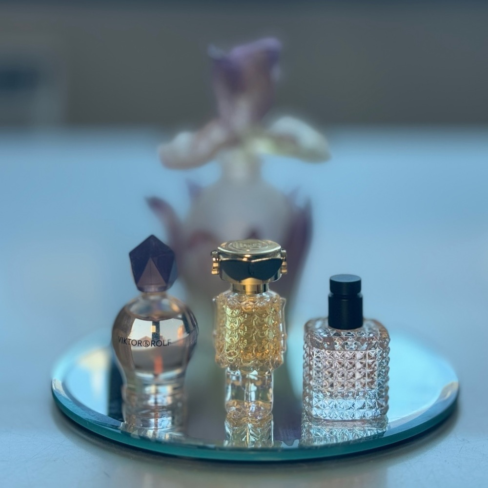 Mini Perfume Trio: Rabanne, Valentino, and Viktor & Rolf